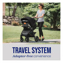 Bravo 3-in-1 Quick-Fold Trio Travel System - Ombra