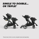 City Select 2 Single-to-Double Modular Stroller, Eco Collection - Frosted Ivory
