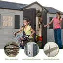 Lifetime Storage Shed: lifetime Garden Building Shed – 15′ X 8′ – Gray