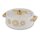 Cello Jewel 2500ml Insulated Inner Steel Casserole for Roti, Hotpot Serving Bowl with Lid Serve Casserole