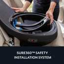 Revolve 360 Slim 2-in-1 Rotational Convertible Car Seat with Quick Clean Covert - Stow Blue