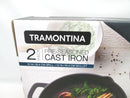 Pre-Seasoned Cast Iron Grill and Skillet Set