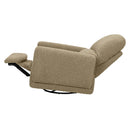 Rainbow Recliner and Swivel Glider - Latte Teddy Loop