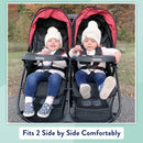 Cloud Plus Side-by-Side Lightweight Double Baby Stroller