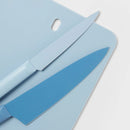 3pc Cutlery Knives and Cutting Board Set Blue - ™