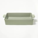 Rectangle Stoneware Baking Dish - Sage Green