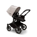 Donkey 5 Mono Complete Single to Double Side-by-Side Stroller - Black/Misty White