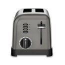 2-Slice Classic Toaster CPT-160BKSP1 - Black Stainless Steel
