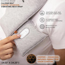 Calming Heat Massaging Neck Wrap - Grey