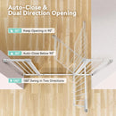 Extra Tall Baby Gate for Stairs and Doorways - White