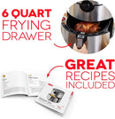 AirCrisp Pro Digital Air Fryer - Silver Stainless Steel 6qt Air Fryer