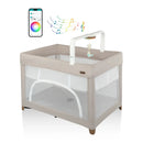 Eris One-Hand Playard with Bassinet - Coastal Coffee