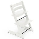 Tripp Trapp High Chair and Cushion with Stokke Tray - White with Waves Blue