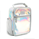 Upright Lunch Bag - White Holographic
