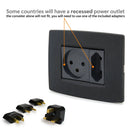 Travel Voltage Converter and Adapter Kit with Pouch