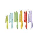 12pc Ceramic Coated Knife Set with Blade Guards