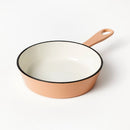 6 Inch Enameled Cast Iron Skillet - Orange