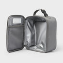 Flip-Down Square Lunch Bag - Gray
