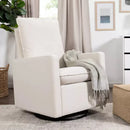Cali Pillowback Swivel Glider - Performance Cream Eco-Weave