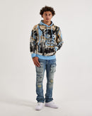 Chapter By Kohli Face Knit Hoodie