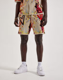 Chapter By Kohli Heart Paint Splatter Knit Shorts