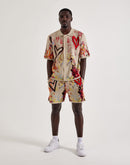 Chapter By Kohli Heart Paint Splatter Knit Button Shirt