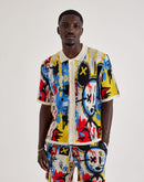 Chapter By Kohli Art Knit Button Shirt