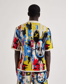 Chapter By Kohli Art Knit Button Shirt