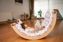 Climbing Arch Rocker With Origami Pillow | Montessori Play Set