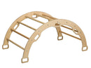 Large Montessori Climbing Arch/Rocker With Pillow Set