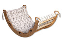 Large Montessori Climbing Arch/Rocker With Pillow Set