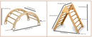 Climbing Triangle - Arch / Rocker With Jungle Pillow | Foldable Montessori Climbing Set