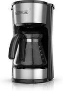 BLACK+DECKER CM0755S-CL 4-in-1 5 Cup Coffee Maker, 220V (Not for USA-European Cord)