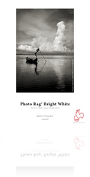 Hahnemuhle Photo Rag Bright White 310 gsm 8.5""x11"" 25
