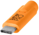 Tether Tools TetherPro USB Type-C Male to 5-Pin Micro-USB 2.0 Type-B Male Cable (15', Orange) CUC2515-ORG