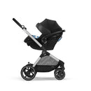 Eos 5-in-1 Travel System Stroller + Lightweight Aton G Infant Car Seat - Moon Black