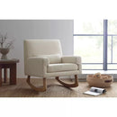 Sleepytime Rocker with Light Legs - Ivory Boucle
