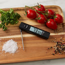 Compact Digital Folding Probe Meat Thermometer - Silver