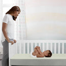 Breathable Baby Bed Crib Mattress and Toddler Mattress - Green