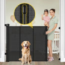 Retractable Baby Gate - Black