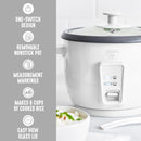 1.5qt Rice Cooker - White