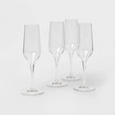 8oz 4pk Glass Atherton Champagne Glasses
