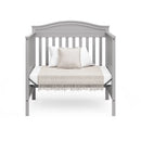 Stella 4-in-1 Convertible Mini Crib with Bonus Mattress - Pebble Gray