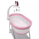 Minnie Mouse Bassinet with Mobile Arm - White