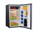 4.3 cu ft Mini Refrigerator Stainless Steel WH43S1E: Compact Dorm Fridge, Energy Star, Reversible Door, 2 Shelves