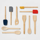 10pc Wood and Silicone Tool Set