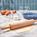 10" Wood Rolling Pin Light Brown