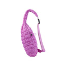 Quilted Sling Bag - Vibrant Purple