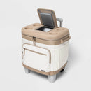 Soft Sided 26qt Roller Cooler - Tan
