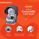 Cover Me 4-in-1 Infant Toddler Convertible Car Seat - Stormy Gray